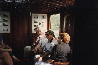 Cooperstown Reunion - 1996
L to R: Fran Streeter, `55; Harold Smith, `53; Barbara VanHorne Smith
