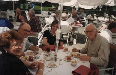 Cooperstown Reunion - 1996
L to R: Barbara Smith; Harold Smith, `53; Nancy Centra; Joe Persico, `52
