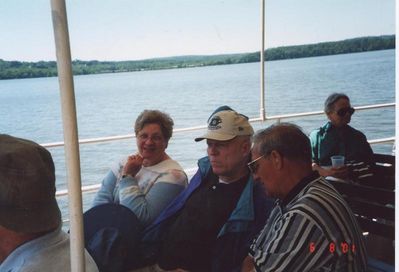 2001 Fishkill Reunion
L to R: Anne and Ray Champlin, `52; Tom Bebenati, `53
