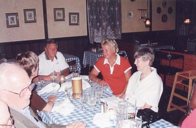 2003 Albany Reunion
L to R: (Far left) Jim and Georgiana Panton, `53; Franz Zwicklbauer, `62 and Frances Pavliga Zwicklbauer, `61; Joan LaMarca

