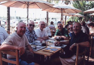2004 Fort Meyers Beach February Mini Reunion of `53
L to R: Bob Giammatteo; Gary Lagrange; Hal Smith; Tom Benenati; Mike Lamarca; Ed Bonahue
