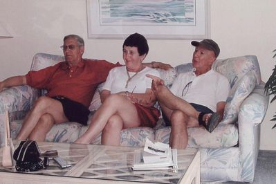 2004 Fort Meyers Beach February Mini Reunion of `53
Tom and Vivian Schiro Benenati; Bob Giammatteo
