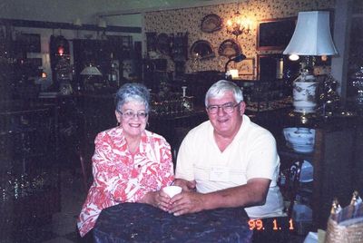 2005 Mayville Reunion
Marcia and Jim Sweet, `56, at Antique Shop

