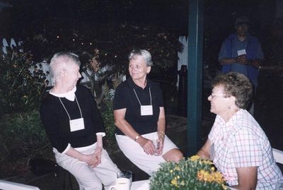 2005 Mayville Reunion
Marie Burns; Kate Loucks Johnson, `51; and Mary Anne Fitzgerald Lanni, `52
