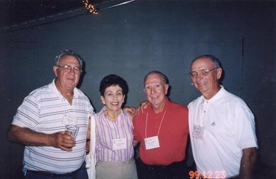 2005 Mayville Reunion
Herb Egert, `53; Cathy and Bob Giammatteo, `53; Hal Smith, `53
