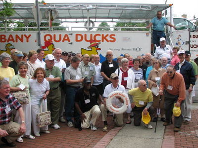 Aqua Ducks Tour 75th Anniversary 5
Ready for the ride.  Who goes first?
