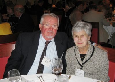 Cooperstown 2007 McEvoys
Bernie and Barbara Strack McEvoy 1957 at the Otesaga Banquet

