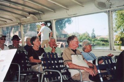 Canandaigua Reunion 2008
Boat Trip
Foreground: Carlton and Elsa Coulter; 
Behind: Marcia and Jim Sweet
In back: Pat Yole; Art and Pam Calabrese Weigand
