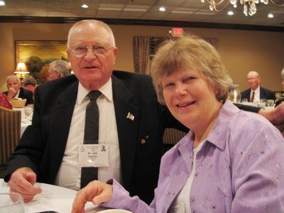 Jack and Jan Higham at the Banquet
Jack Higham, `57 and Janet Mack Higham, `58
