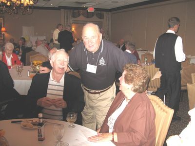 Joe McCormack, Jim Finnen, and Bea Finnen at the Reception
Joe McCormack, `54, Jim Finnen, `54; and Bea Lehan Finnen, `54
