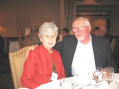 Barbara and Frank McEvoy at the Banquet
Bernard F. McEvoy, `57 and Barbara Strack McEvoy, `57
