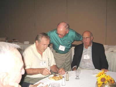 Sven Sloth, Hal Smith and John Centra at the Reception
Sven Sloth, `54; Harold Smith, `53; and John Centra, `54
