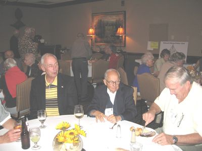 Peter McManus, David Brown, and Sven Sloth at the Reception
Peter McManus, `54; David Brown, `54; and Sven Sloth, `54
