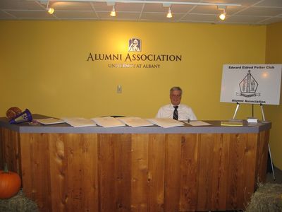 Registration Open for Business
Doug Davis, `69, manning the registration table.
