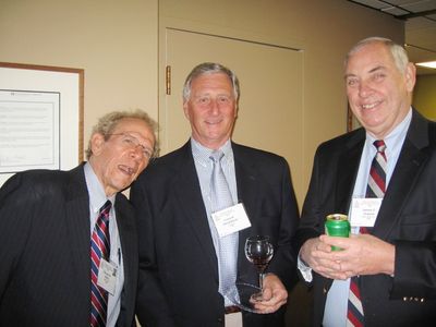 Reception in Potter Room
Dick Willis, `59; Franz Zwicklbauer, `62; and Jim Greene, `62
