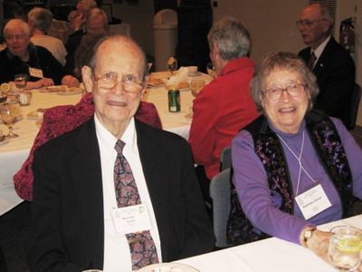 Banquet: Dorans
Kenneth Doran, `39 and Kathleen Doran, `70 M.S.
