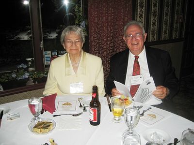 2010 Banquet 1953 1955
Herbert Egert, `53 and Louise Hahn Egert, `55 
