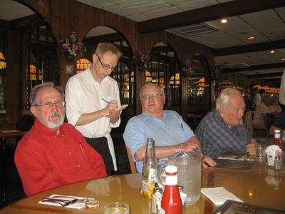 2012 Albany Luncheon at 76 Diner, May 16
L to R: Gene McLaren, `45; Bob Umholtz, `51; Jim Panton, `53
