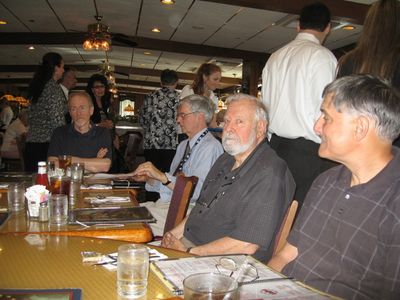 2012 Albany Luncheon at 76 Diner, May 16
L to R: Anton Salecker, `66; Doug Davis, `69; Paul Ward, `53; Gerry Leggieri, `68
