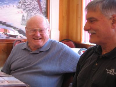 2015 Albany Luncheon at Route 7 Diner April 15
Bob Umholtz, `51 and Gerry Leggieri, `68
