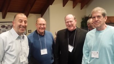 2016 Albany Luncheon & 85th Anniversary April 12, 2016
L to r: Tom Libbos, `72; Robert Kind, `70; Barrie Kolstein, `71; Dwight Burden, `71 

