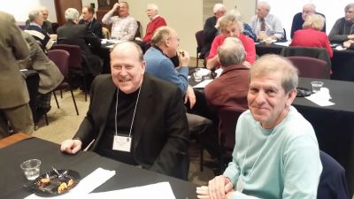 2016 Albany Luncheon & 85th Anniversary April 12, 2016
L to R: Barrie Kolstein, `71; Dwight Burden, `71
