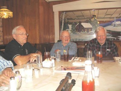 2015 Albany Luncheon at Route 7 October 14
L to R: Fred Culbert, `65; Bob Umholtz, `51; Paul Ward, `53

