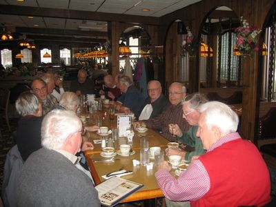 2009 Albany Luncheon at 76 Diner Dec 16
From the Right: Claude Palczak; Carlton Coulter; Fred Culbart;  Bob Umholtz; Paul Ward; Tom Yole; Peter McManus
From the Left: Frank McEvoy; Milan Krchniak; Ted Bayer; Joe Zanchelli; Doug Davis
Behind the camera: Jack Higham
