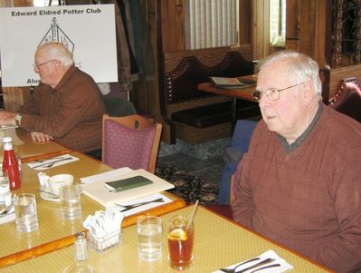 2007 Albany Luncheon at 76 Diner, Latham 4 Presidents Attend, November 13
L to R: Bob Umholtz; and Paul Ward
