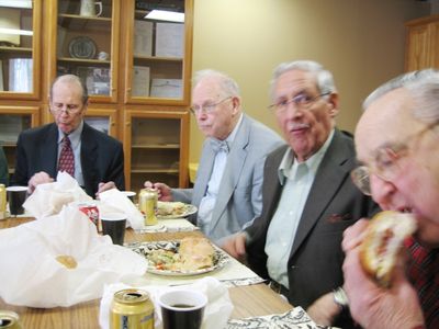 2008 Albany Luncheon at Potter Room, Alumni House April 08
L to R: Ken Doran; Howard Lynch; Tom Benenati; and Milan Krchniak
